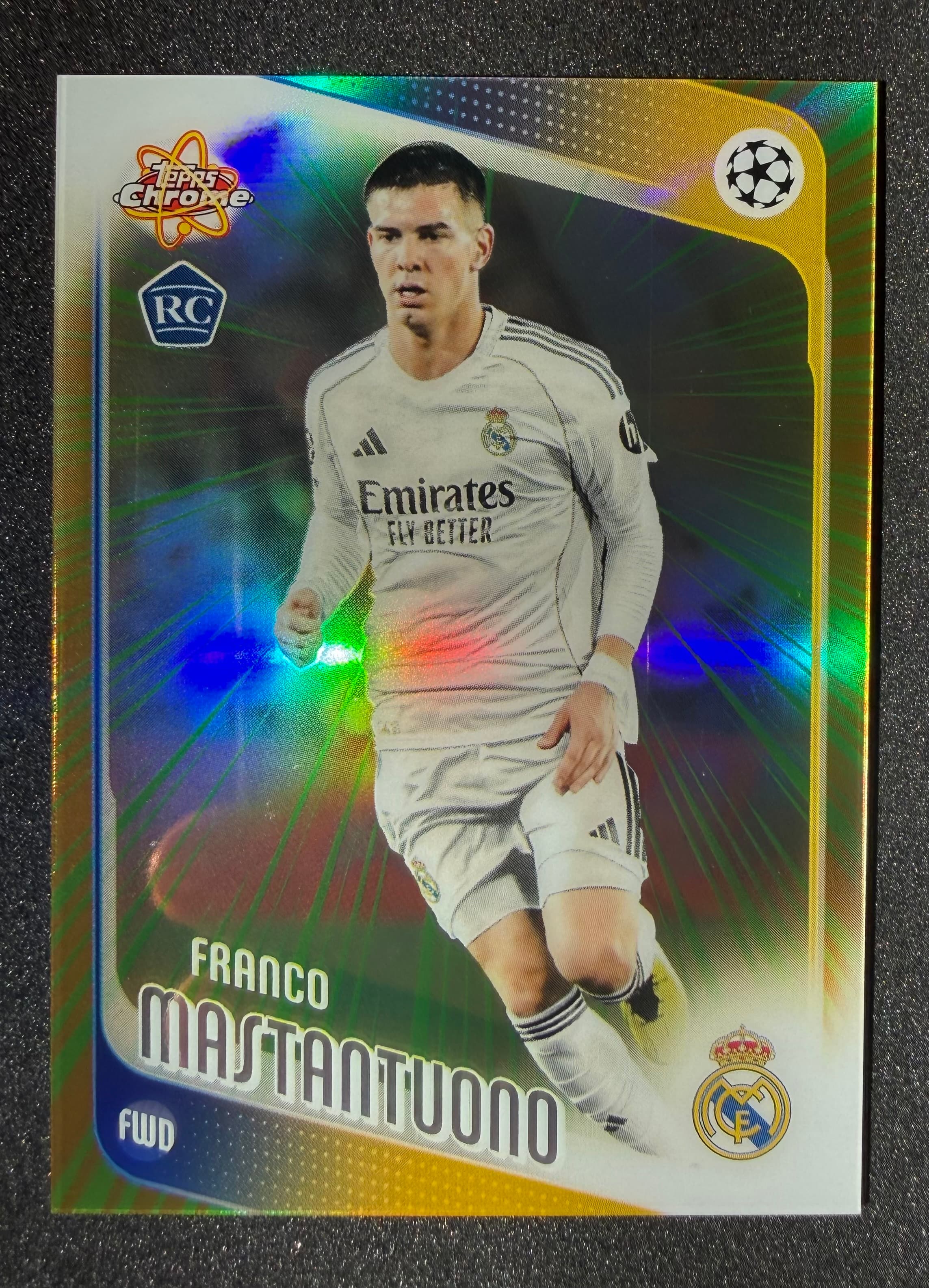 Franco Mastantuono (RC) Radiating Rookie Case hit