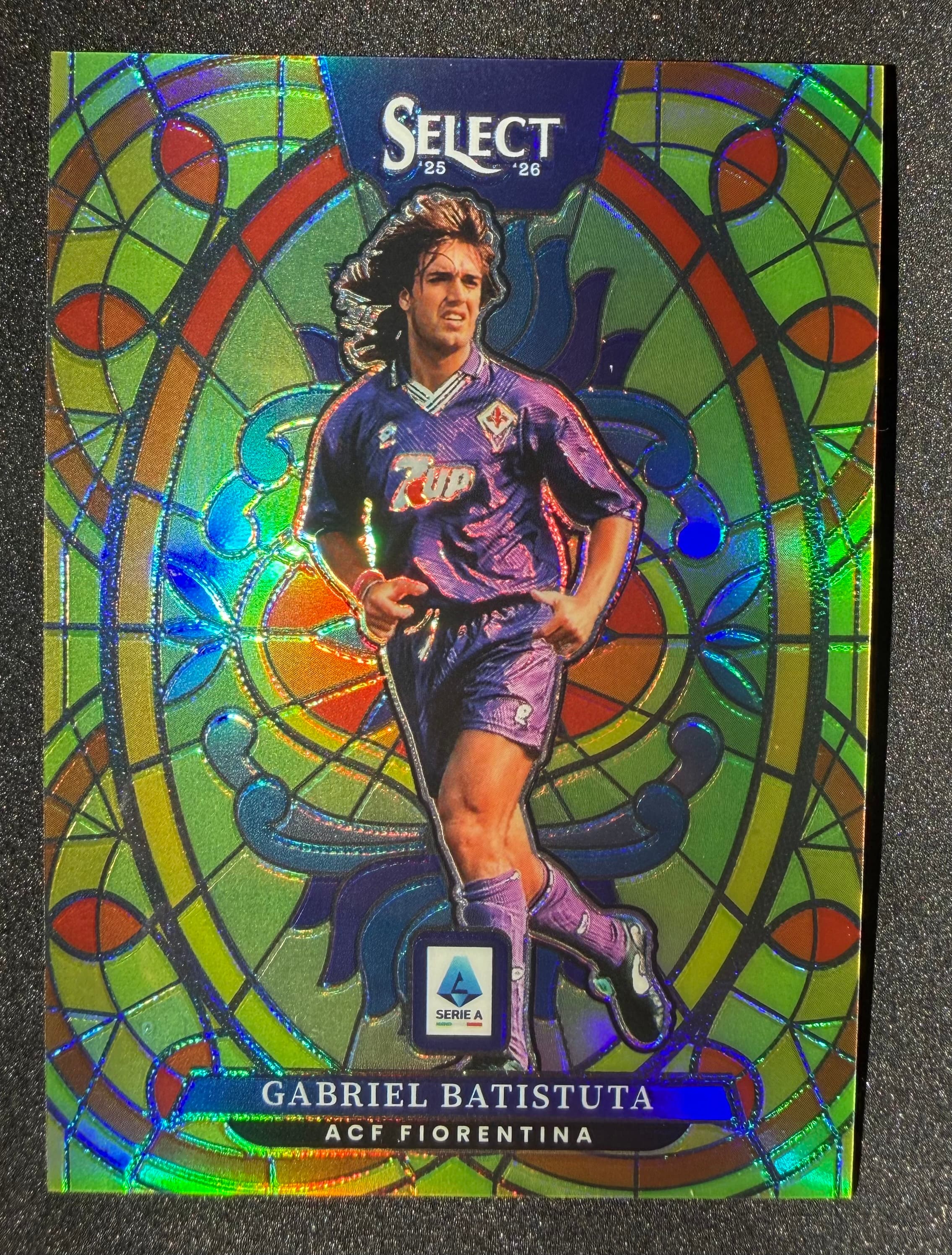 Gabriel Batistuta Stained Glass
